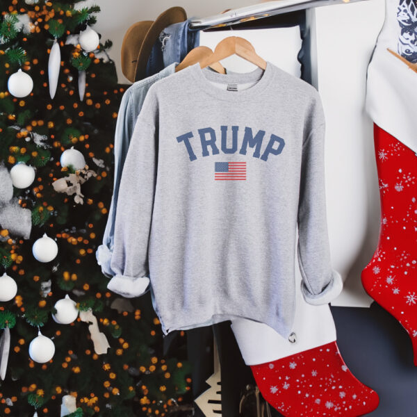 Show Your Support: Trump 2024 Pro Trump Pro America Sweatshirt - Image 2