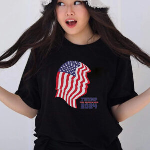 Trump Take America Back 2024 American Flag Politics T Shirts