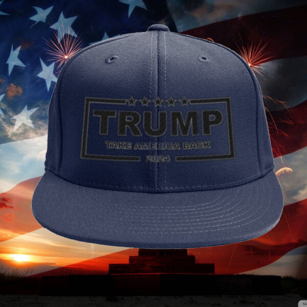 Trump 2024: Take America Back Embroidered Hat - Image 2