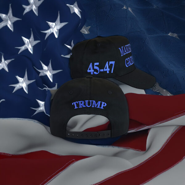 Show Your Support: Trump 2024 Thin Blue Line MAGA Hat - Image 2