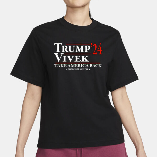 Take America Back with Trump Vivek 2024 Unisex Classic T-Shirt - Image 2