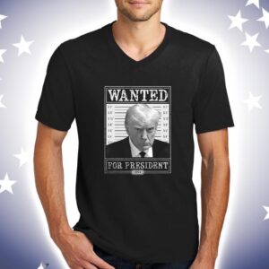 Trump Wanted Unisex V Neck Shirt