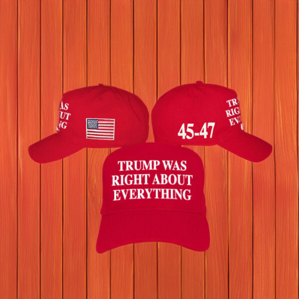 Trump Was Right About Everything Hat - Image 4