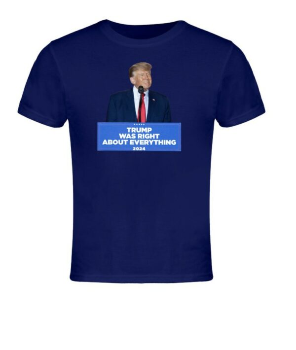 Trump Was Right: Podium Cotton T-Shirt - Image 2