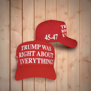 Trump Was Right Red Hat Caps