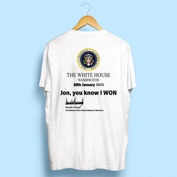 Commemorate Inauguration Day with the Trump White House Washington 20th January 2025 T-Shirt