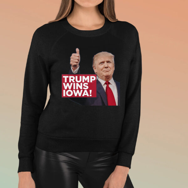 Celebrate the Iowa Victory: Trump Wins Iowa T-Shirt - Image 2