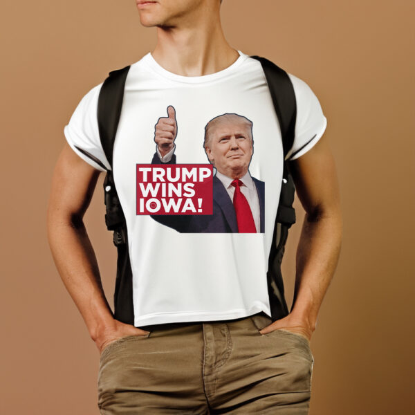 Celebrate the Iowa Victory: Trump Wins Iowa T-Shirt