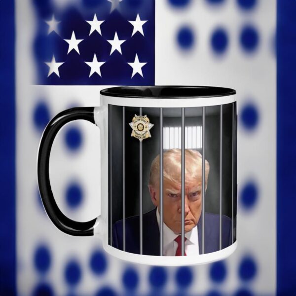 Trump Mugshot Mug: Lock Him Up, Trump for Prison 2024 - Image 2