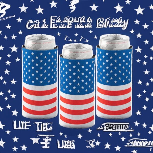 Patriotic Beverage Cooler: Keep Your Drinks Cold and Show Your American Pride - Image 3