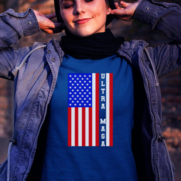 Show Your Patriotism: Ultra MAGA Trump 2024 T-Shirt - Image 2