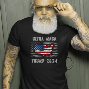 Ultra MAGA Betsy USA Flag Trump 2024 Anti Biden T Shirts