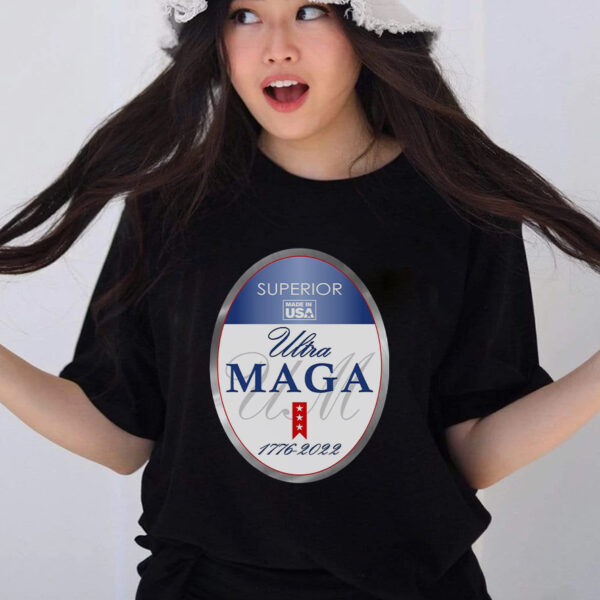 Ultra MAGA 1776 Parody Trump 2024 Anti Biden T-Shirt