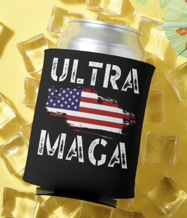 Ultra MAGA American Can Cooler: Show Your Republican Pride