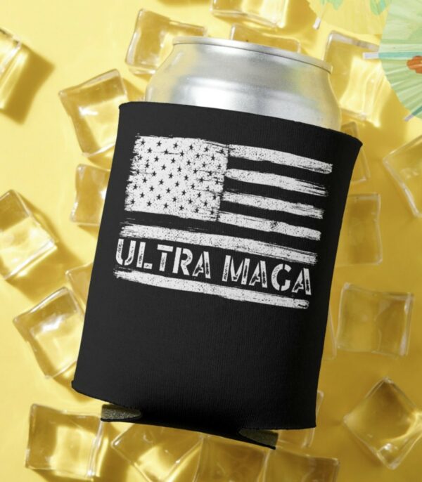 Ultra MAGA American Can Cooler: Show Your Republican Pride