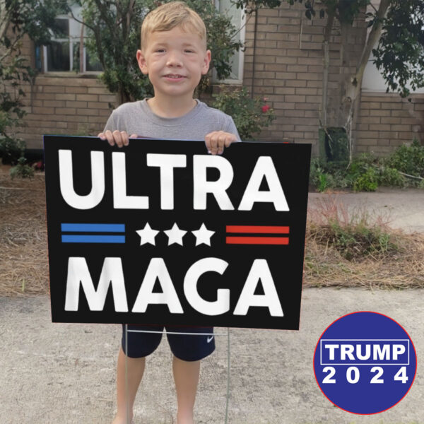 Ultra Mega 2024 Yard Sign: Show Your Support with Bold Style - Image 2