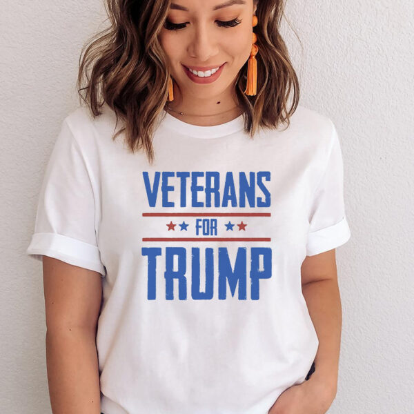 Show Your Support: Veterans For Trump 2024 T-Shirt