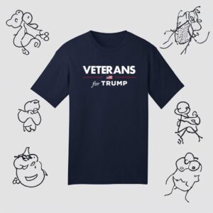 Veterans for Trump 2024 Premium T Shirt