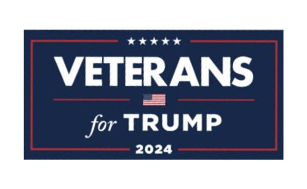 Show Your Support: Veterans for Trump 2024 Sticker - Image 2