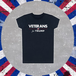 Veterans for Trump Navy Fitted Womens Jersey T Shirts