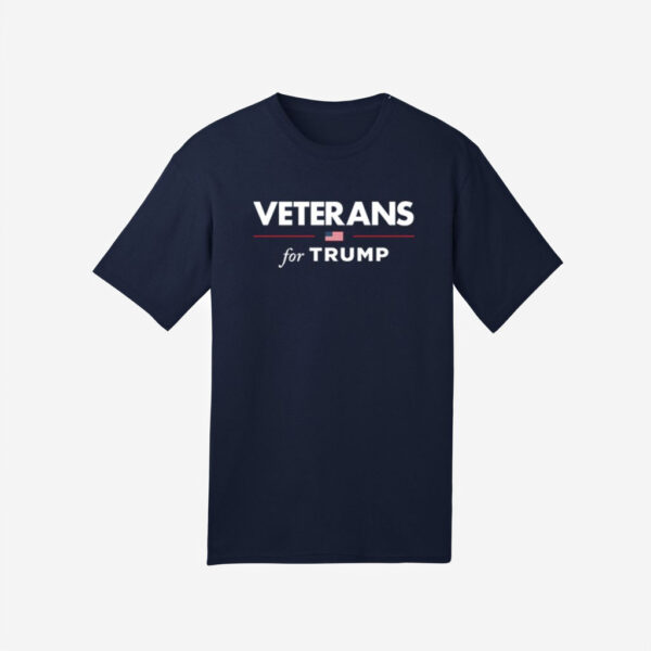 Show Your Patriotism: Veterans for Trump Navy Premium Cotton Shirt