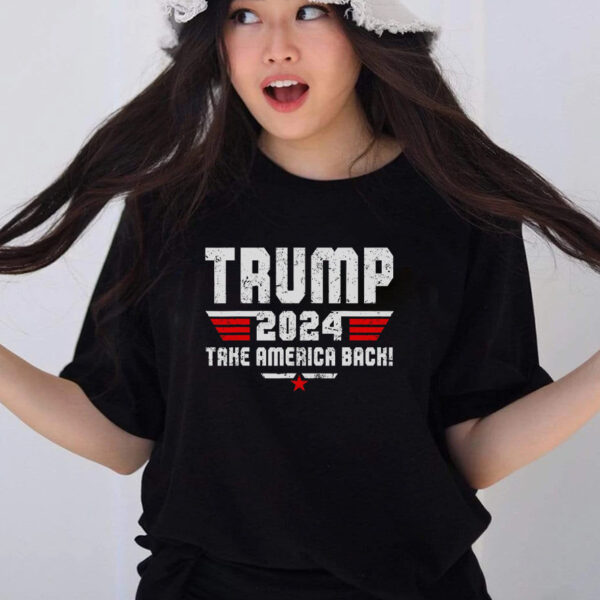 Vintage Donald Trump 2024 Election Take America Back Top T-Shirt - Image 2