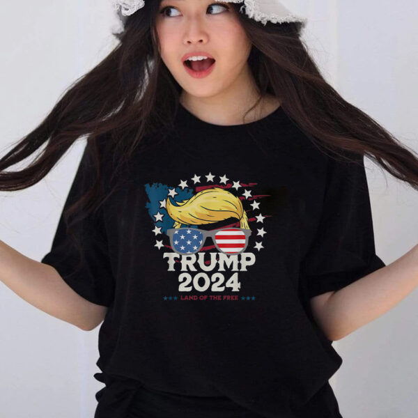 Vote Trump 2024: Patriotic Republican Voter USA T-Shirt - Image 2