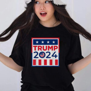 Vote Trump 2024 President Patriotic Republican Voter USA T Shirts 2