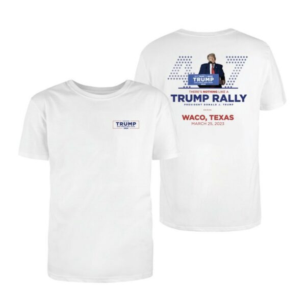 Waco TX Rally: Show Your Pride with Our Premium White Cotton T-Shirt