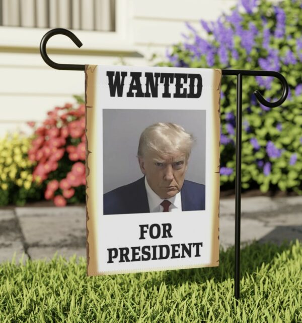 Wanted: President Trump Mugshot Flag