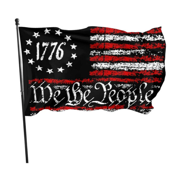 Vintage American Pride: We The People 1776 USA Flag - Image 2