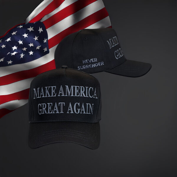 Where Buy Trump Never Surrender Black MAGA Hat