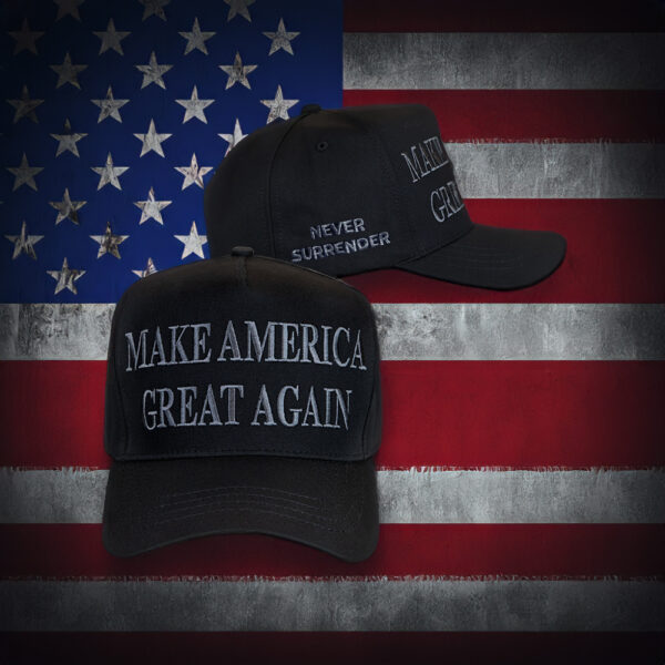 Where Buy Trump Never Surrender Black MAGA Hats