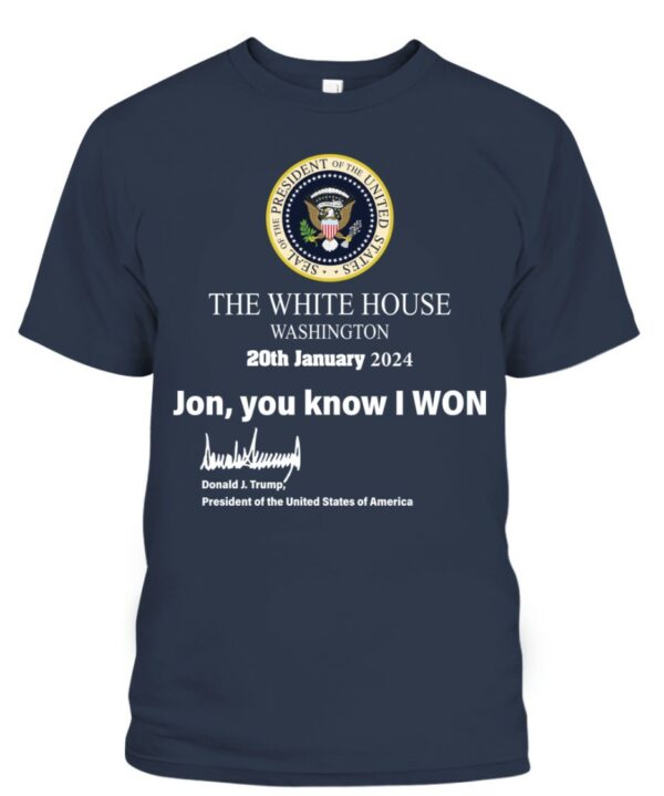 Joe You Know I Won Mug: Commemorate the 2024 Inauguration with the White House Washington Mug - Image 2