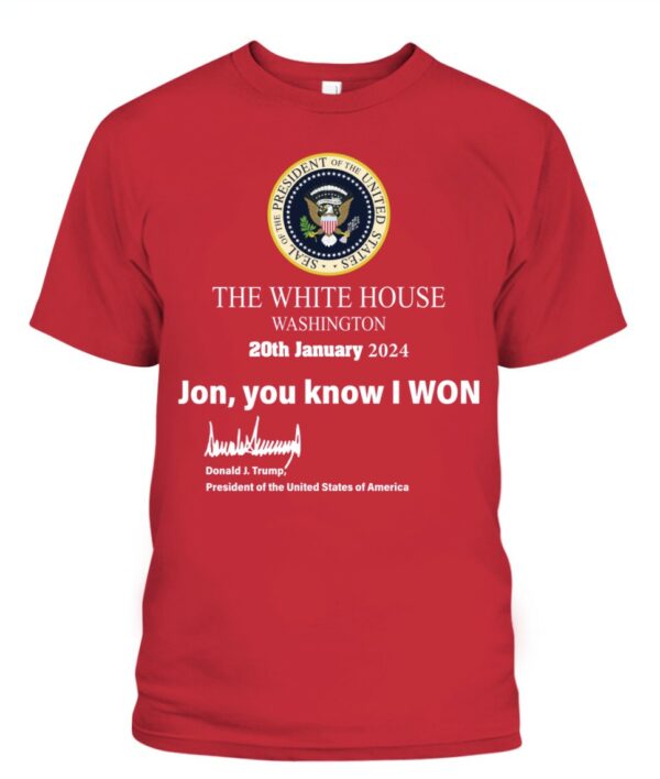 Joe You Know I Won Mug: Commemorate the 2024 Inauguration with the White House Washington Mug - Image 5