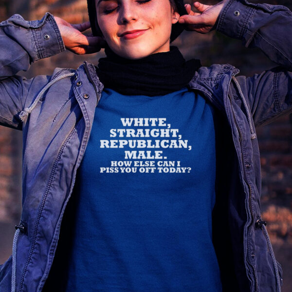 White Straight Republican Male: The Ultimate GOP Pride T-Shirt