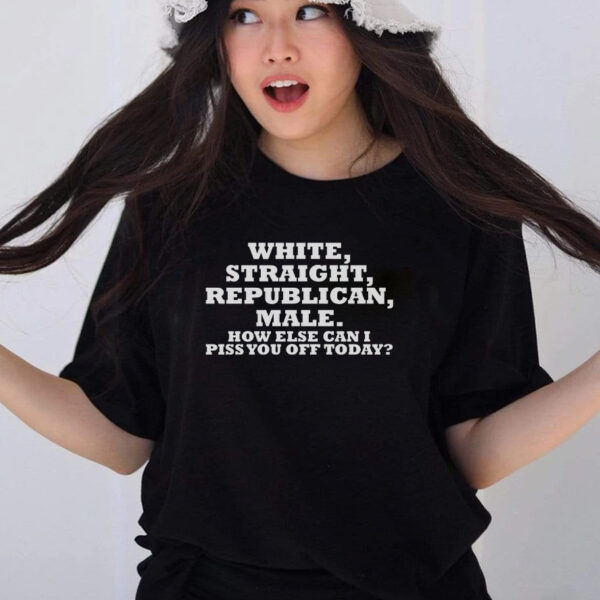 White Straight Republican Male: The Ultimate GOP Pride T-Shirt - Image 2