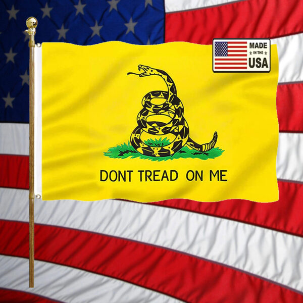 Unleash Your Freedom: Yellow Gadsden Flag "Don't Tread On Me