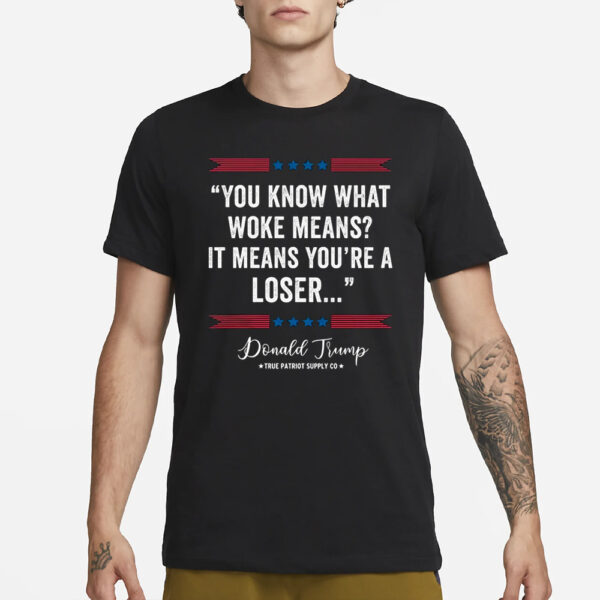 Anti-Woke Trump 2024 T-Shirt: Declare Your Stance Against Political Correctness