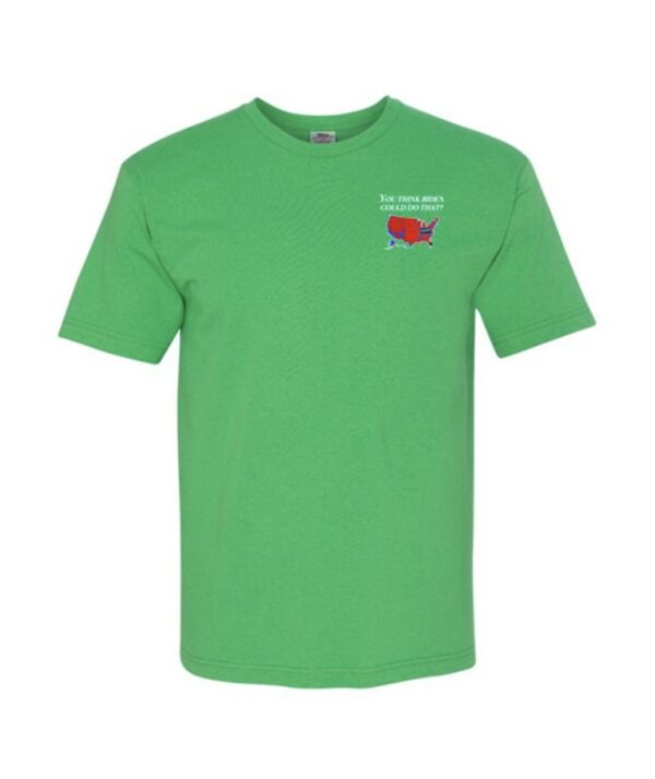 Biden's Bold Statement: Kelly Green Cotton T-Shirt