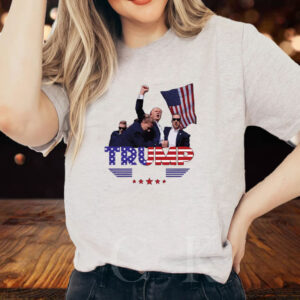 Donald Trump Shot T-SHIRT - Support TRUMP 2024- FREE SHIPPING5