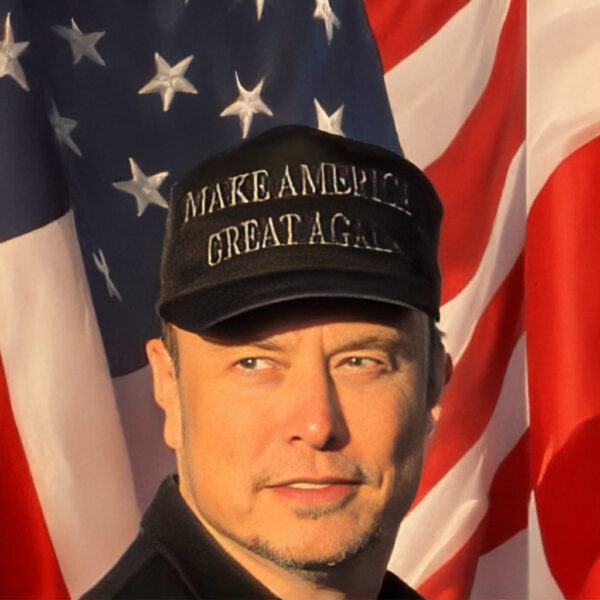 Elon Musk Dark MAGA Hat USA