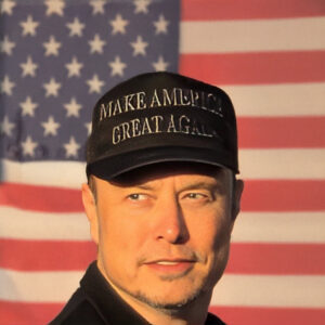 Elon Musk Dark MAGA Hats