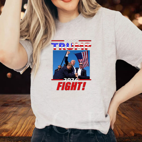 FIGHT Donald Trump T-shirt PNG Files, Trump 2024 T-Shirt Design1