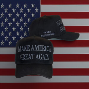 Never Surrender Trump Black Hat