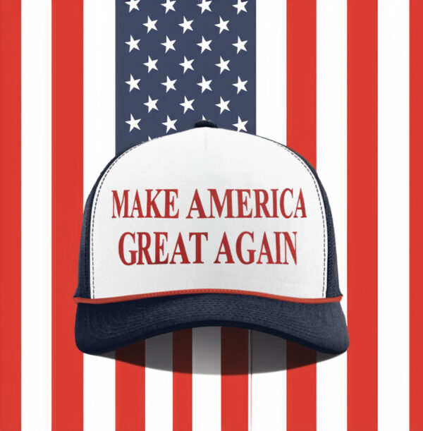 Official Trump Independece Day Maga Trucker Hat