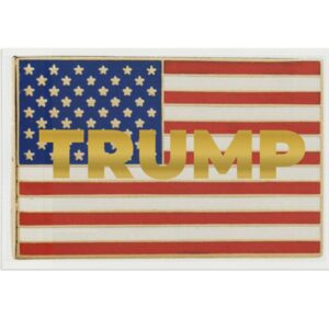 The Official Trump 2024 Gold USA Flag