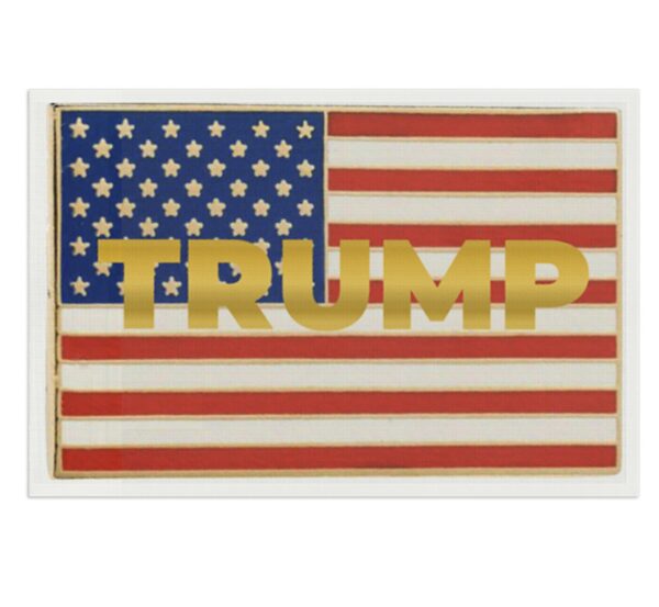 The Official Trump 2024 Gold USA Flag