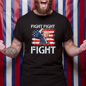 Trump Fight Fight Fight, Trump Signals To Americans to Fight T-Shirt2