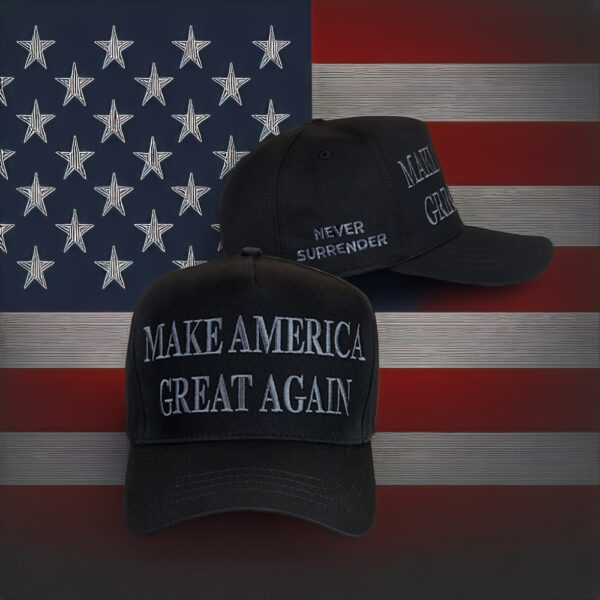 Trump Never Surrender MAGA Hat Cap